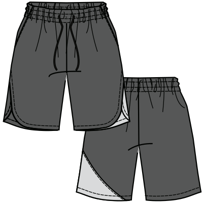 Patron ropa, Fashion sewing pattern, molde confeccion, patronesymoldes.com Bermuda deportiva 9595 HOMBRES Shorts